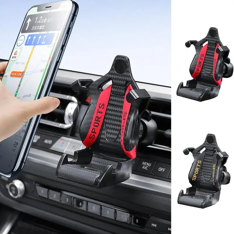 Racing Seat Car Phone Holder